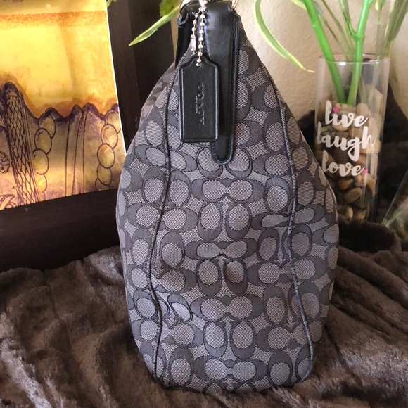 Coach Black Smoke Celeste Hobo Bag - Picture 3 of 7